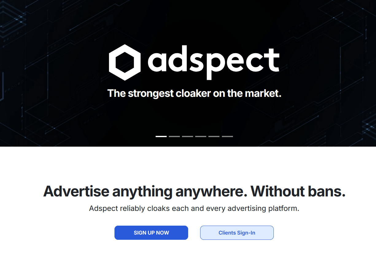 adspect-présentation présentation de l'outil de cloaking adspect