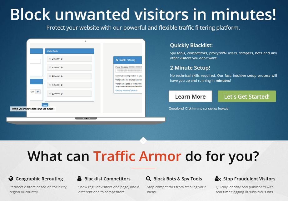 traffic-armor-présentation présentation de l'outil de cloaking Traffic Armor