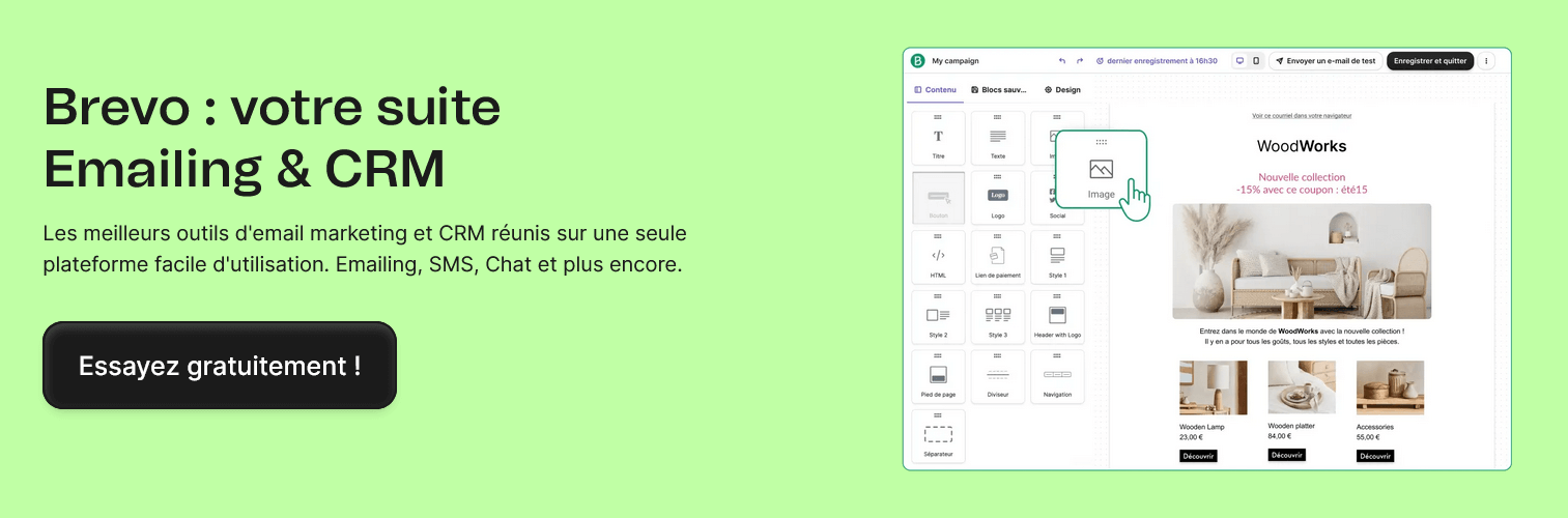 présentation de brevo le logiciel d'email marketing