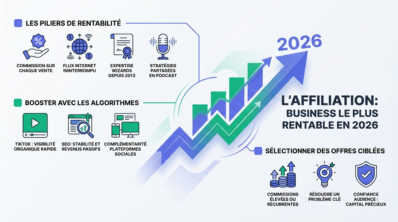 Marketing d'affiliation et opportunités de business rentable en 2026