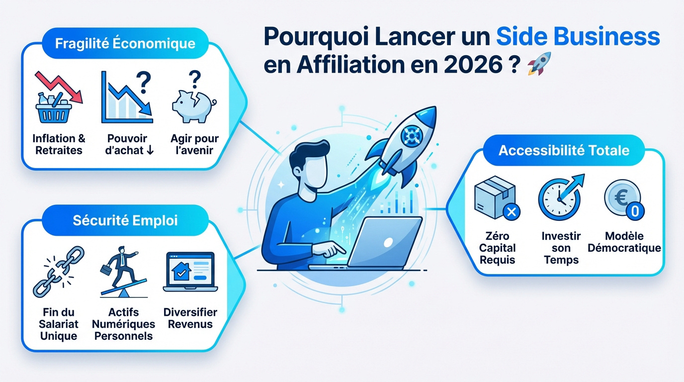Opportunité de side business en affiliation en 2026