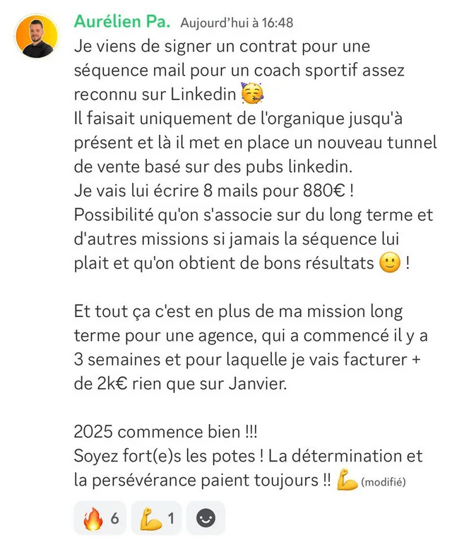 avis d'un élève de l'académie de théo rossi