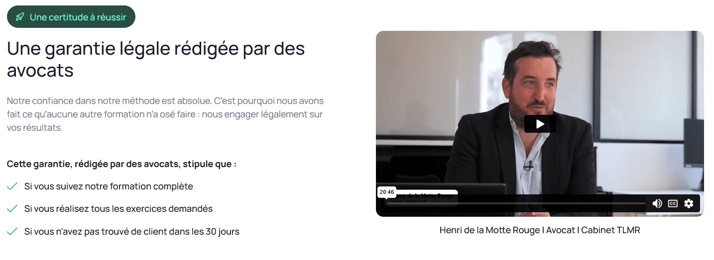 garantie formation théo rossi