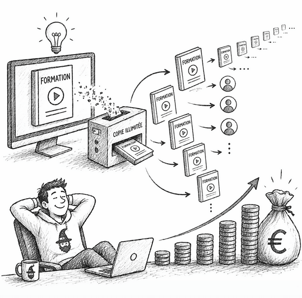 monétiser un site web avec les infoproduits