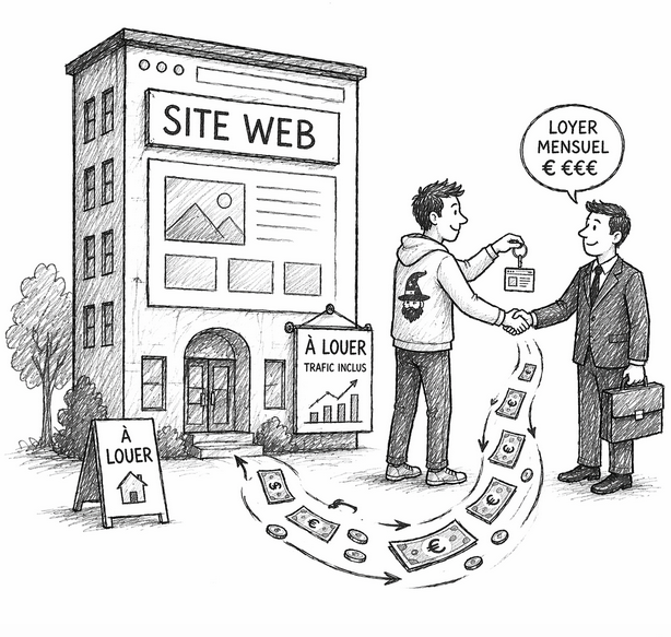 monétiser son site web avec le rank and rent