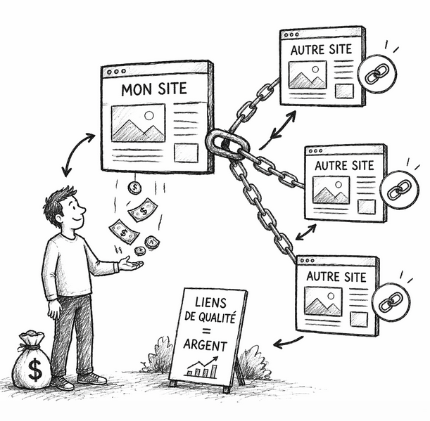 monétiser son site web avec la vente de liens
