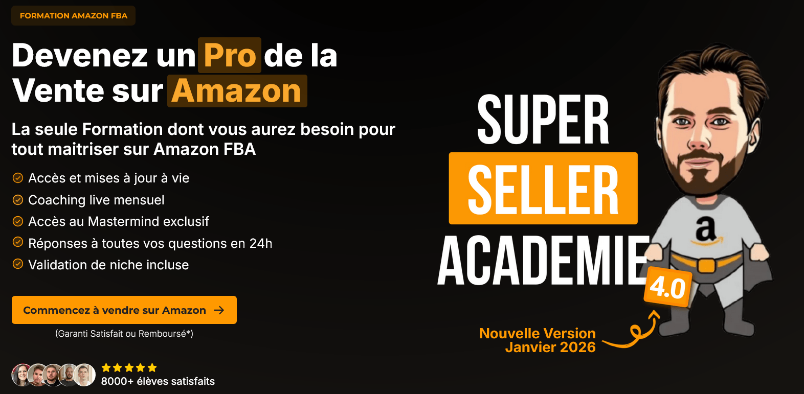 formation amazon fba super seller académie de julien (oseille tv)